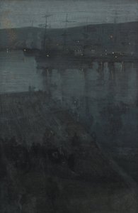 Nocturno en azul y oro: Valparaíso